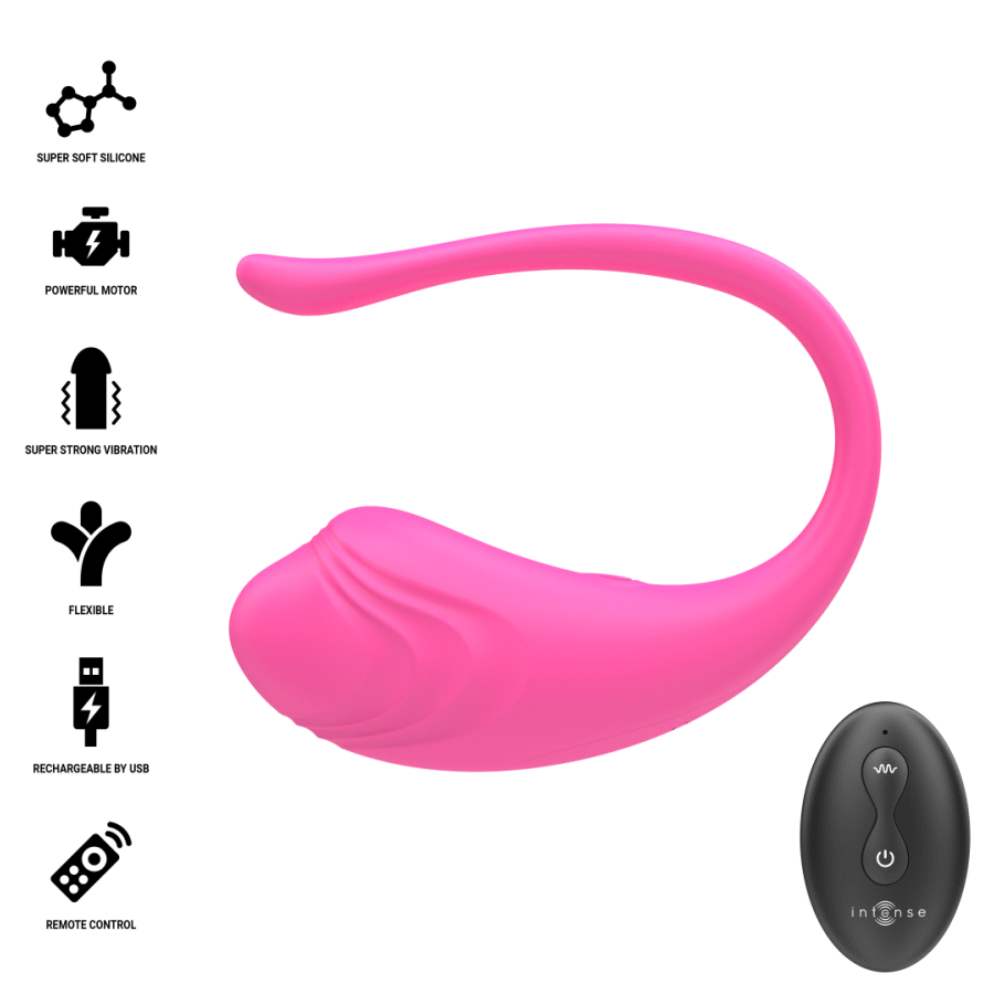 INTENSE - OLIVIA HUEVO VIBRADOR ROSA CONTROL REMOTO