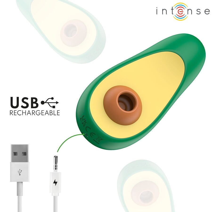 INTENSE - WAKI ESTIMULADOR SUCCIONADOR DE CLÍTORIS AGUACATE