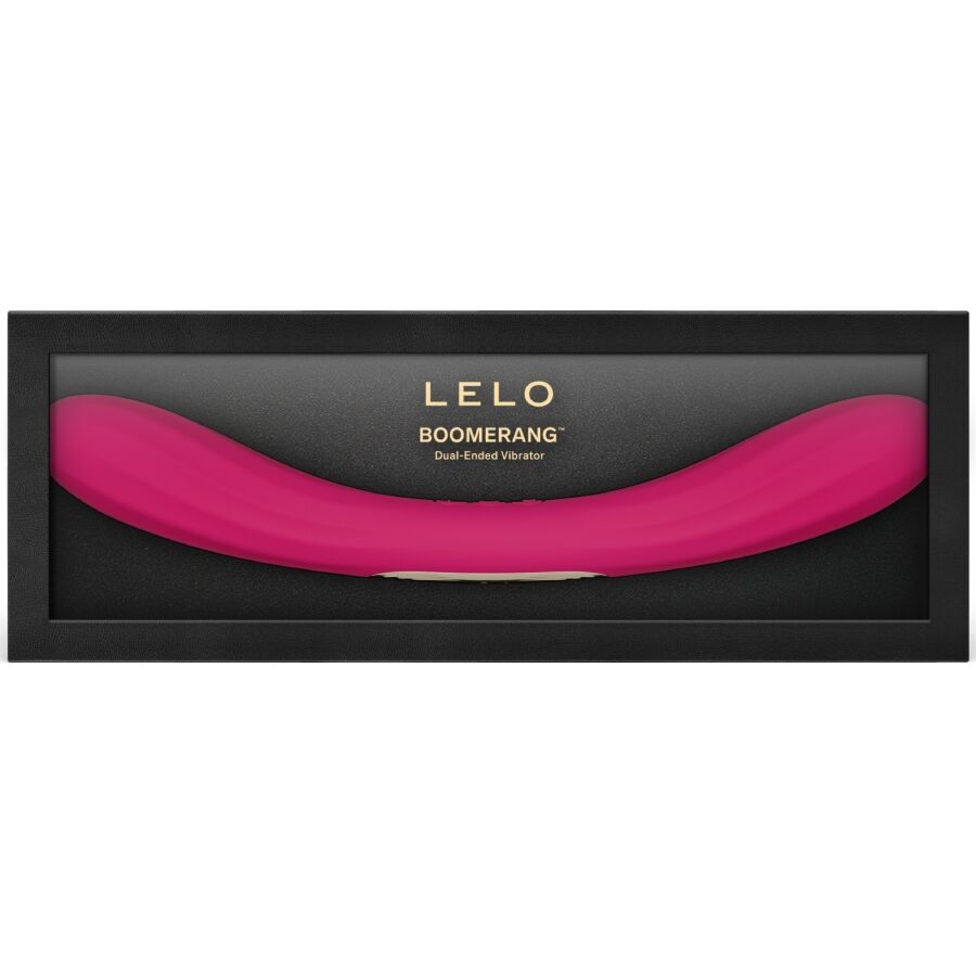 LELO - BOOMERANG VIBRADOR DE DOBLE EXTREMO CEREZA