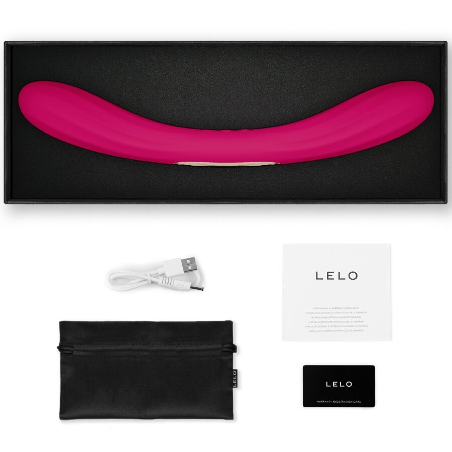 LELO - BOOMERANG VIBRADOR DE DOBLE EXTREMO CEREZA