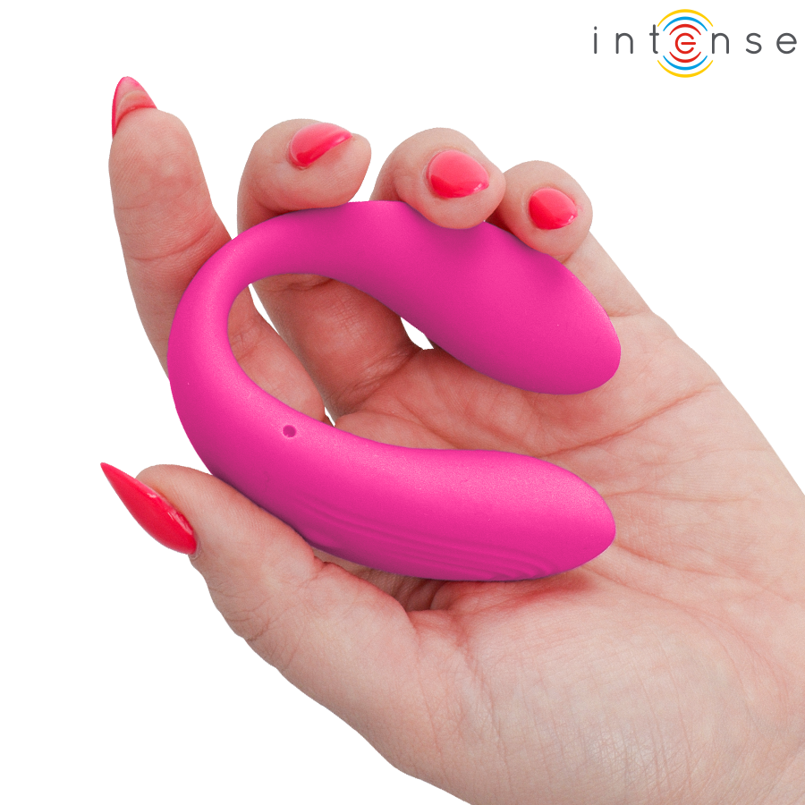 INTENSE - NORA ESTIMULADOR DE PINZA CON VIBRACIÓN ROSA