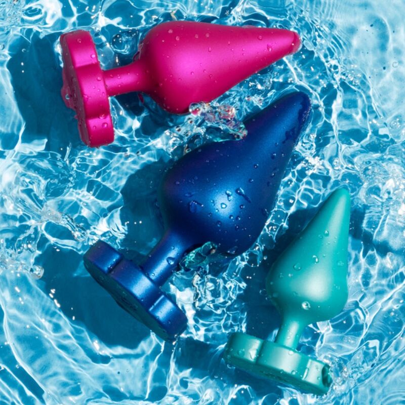 ROMP - LUSTER KIT DE ENTRENAMIENTO ANAL S/M/L CON BASE EN FORMA DE FLOR