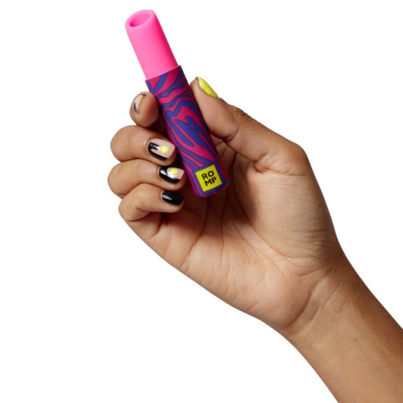 ROMP - LIPSTICK ESTIMULADOR DE CLÍTORIS PINTALABIOS 7 NIVELES