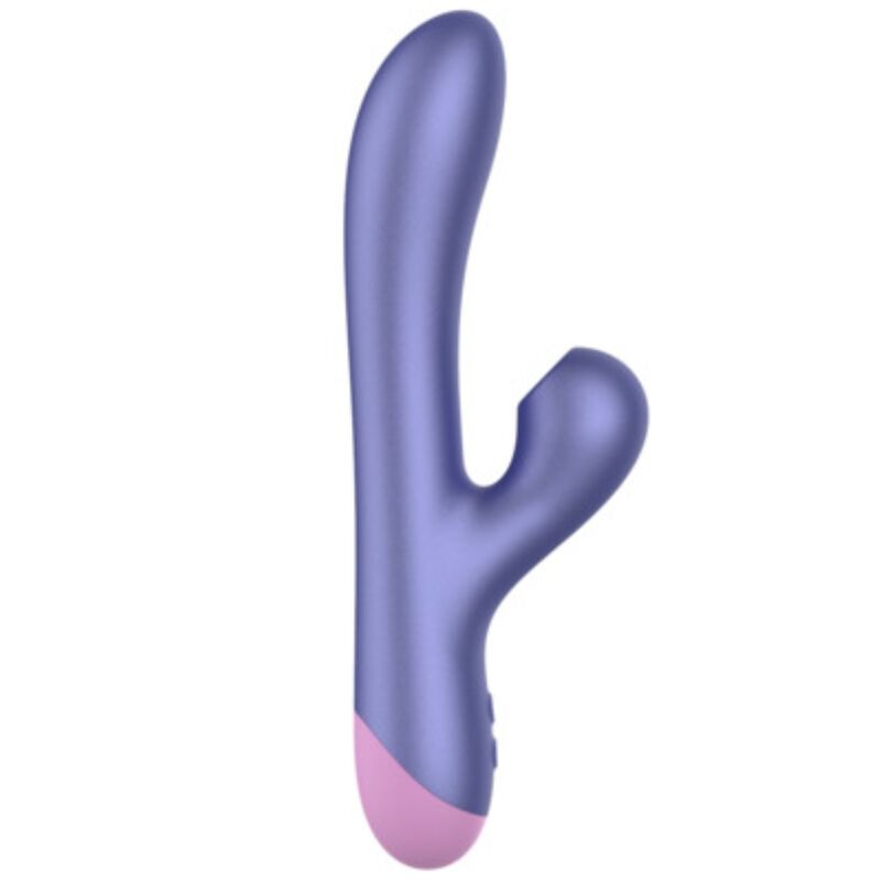 ROMP - PULSE VIBRADOR RABBIT DUAL PUNTO G AZUL ELÉCTRICO