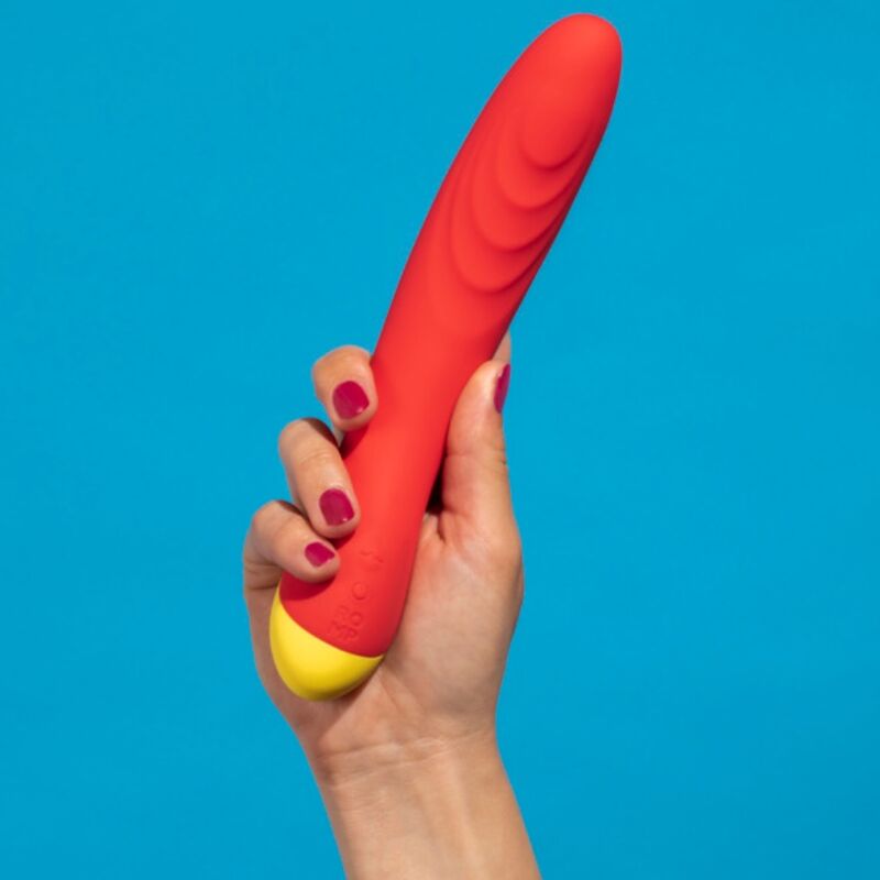 ROMP - HYPE VIBRADOR PUNTO G MULTIFUNCIÓN ROJO