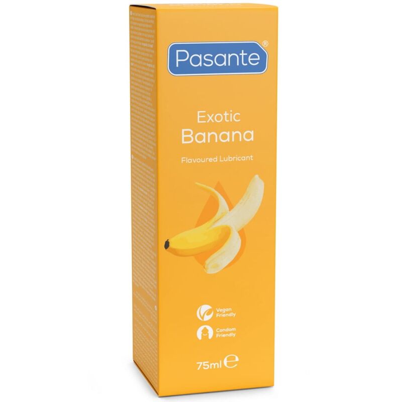 PASANTE - LUBRICANTE SABOR BANANA A BASE DE AGUA 75 ML