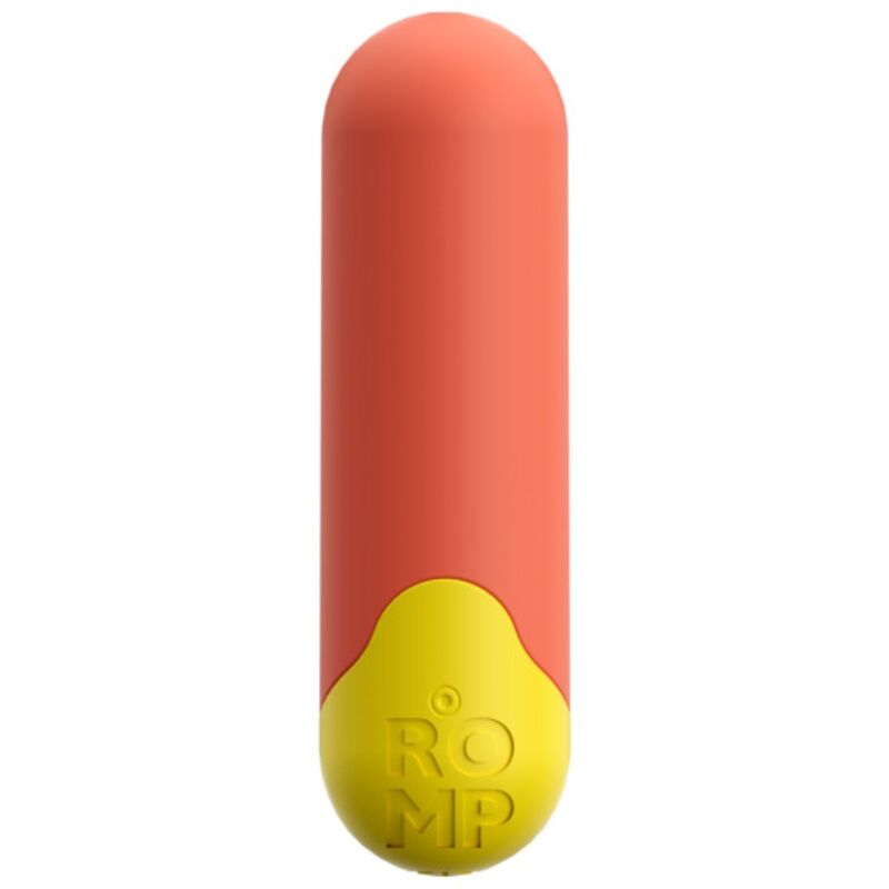 ROMP - RIOT BALA VIBRADORA MULTIFUNCIÓN NARANJA + AMARILLA