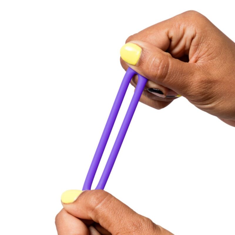 ROMP - REMIX TRIO SET DE 3 ANILLOS PARA PENE SILICONA MORADO