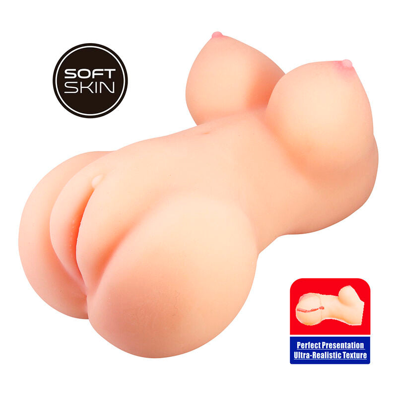 CRAZY BULL - METTE MASTURBADOR REALÍSTICO ANO Y VAGINA CARNE