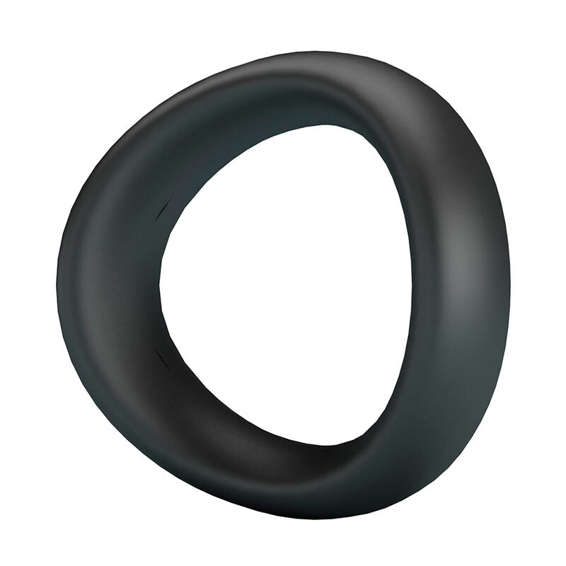 CRAZY BULL - VALEN ANILLO PARA PENE ERGONÓMICO SILICONA NEGRO