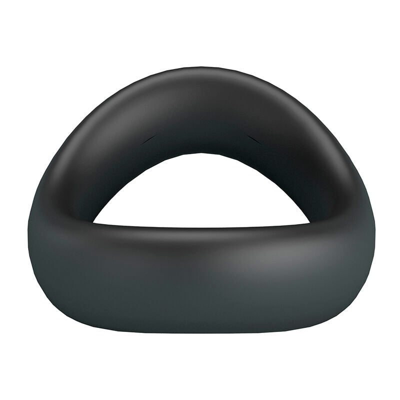 CRAZY BULL - VALEN ANILLO PARA PENE ERGONÓMICO SILICONA NEGRO