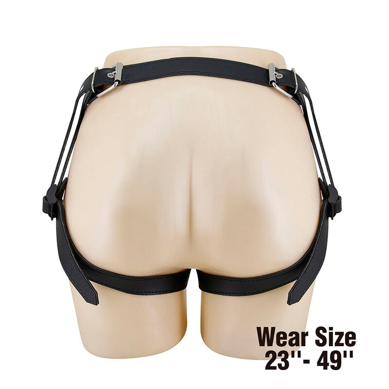 PRETTY LOVE - YETI ARNÉS STRAP-ON CON DILDO Y VENTOSA CARNE