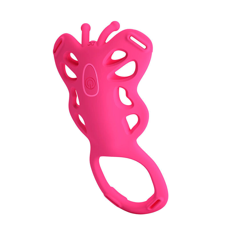 PRETTY LOVE - BUTTERFLY MASAJEADOR TANGA APP CONTROL ROSA