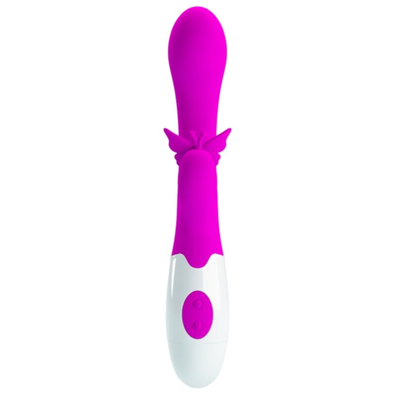 PRETTY LOVE - BUTTERFLY KISS VIBRADOR RABBIT 30 FUNCIONES MORADO