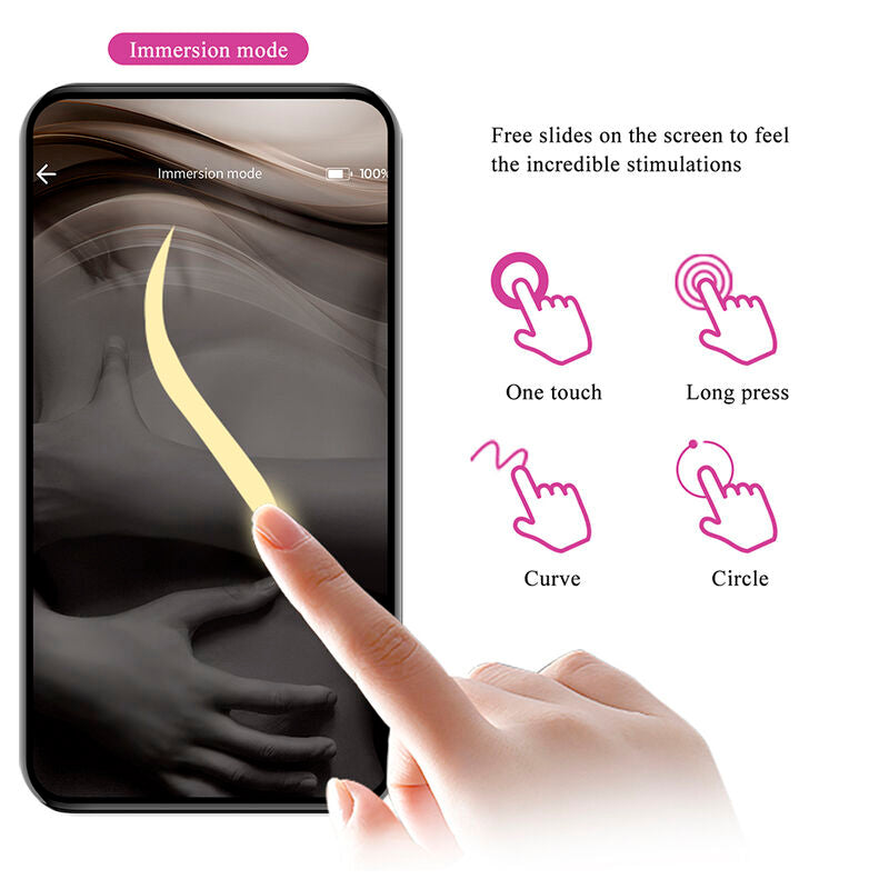 PRETTY LOVE - HAZELYNN MASAJEADOR APP CONTROL 12 FUNCIONES ROSA