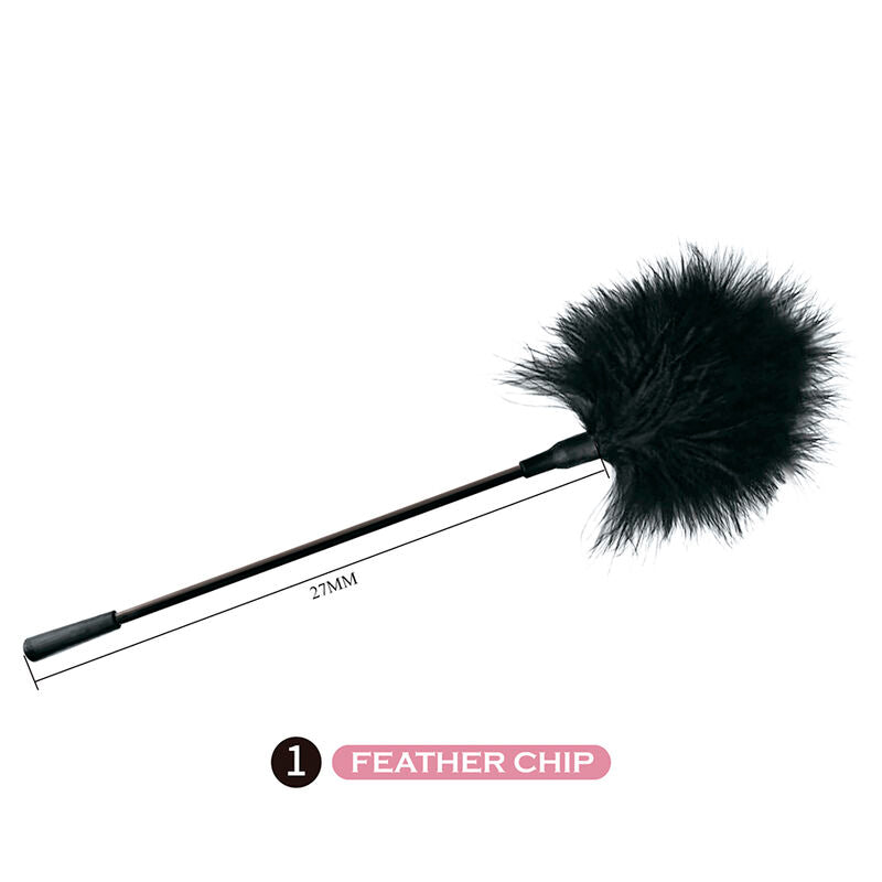 PRETTY LOVE - KIT BDSM 8 PIEZAS NEGRO