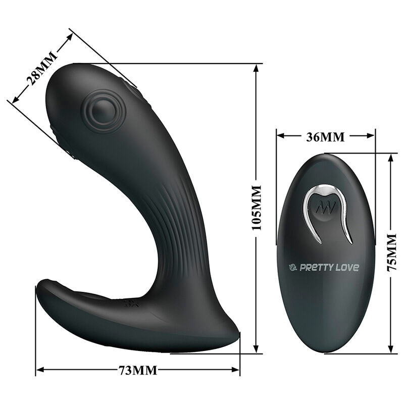 PRETTY LOVE - MIRABELLE VIBRADOR PROSTÁTICO CON CONTROL REMOTO
