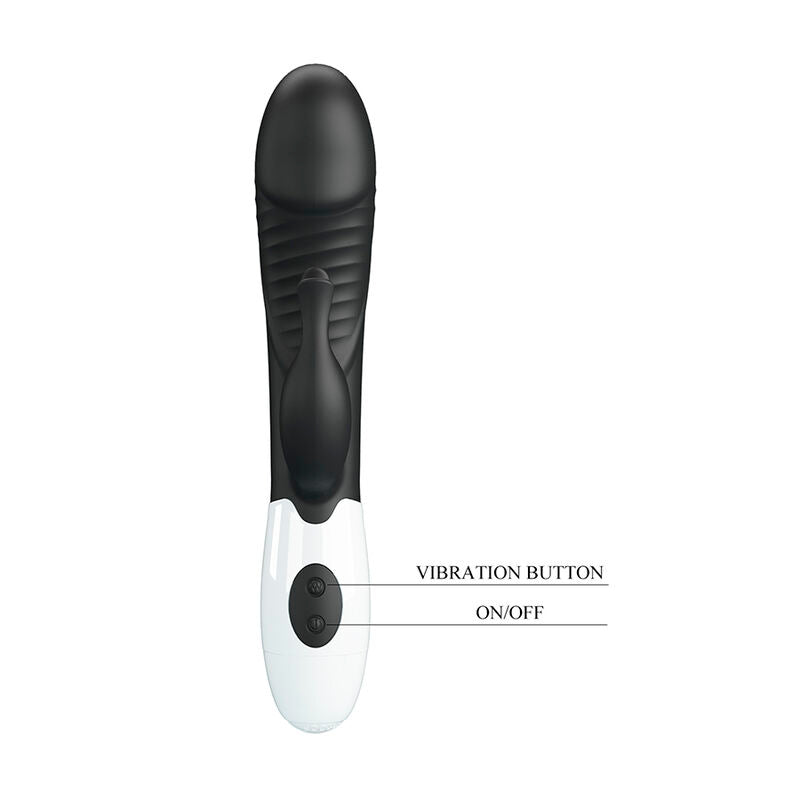 PRETTY LOVE - RASMUSSEN VIBRADOR RABBIT 30 FUNCIONES NEGRO