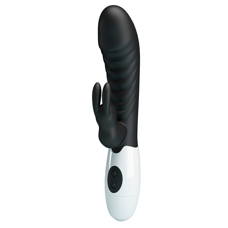 PRETTY LOVE - NAUGHTY BUNNY VIBRADOR RABBIT 30 FUNCIONES NEGRO