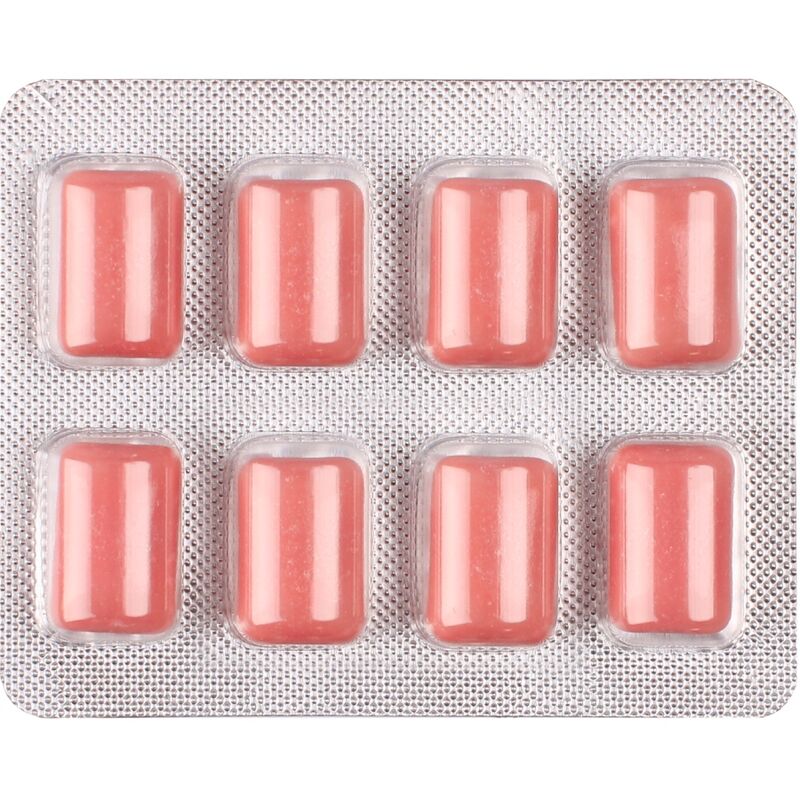 WUG Climax - Chicle funcional con Maca, Damiana y Ginseng para potenciar el deseo y la vitalidad íntima BLISTER 8 UDS