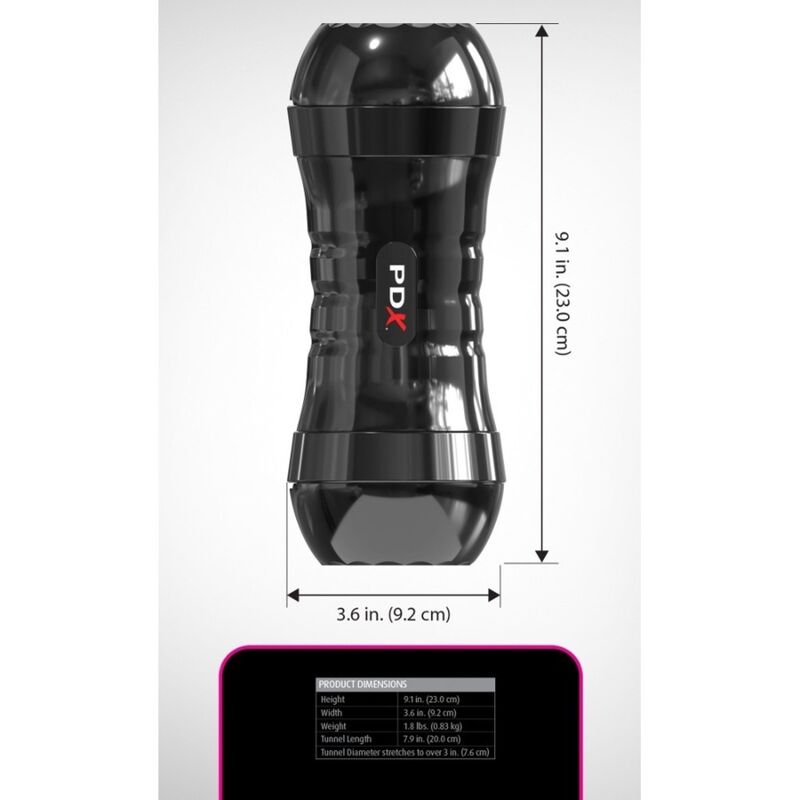 PDX EXTREME - WET PUSSIES MASTURBADOR REVERSIBLE SUPER FLIP-A-PUSSY OVER STROKER 21.6 CM