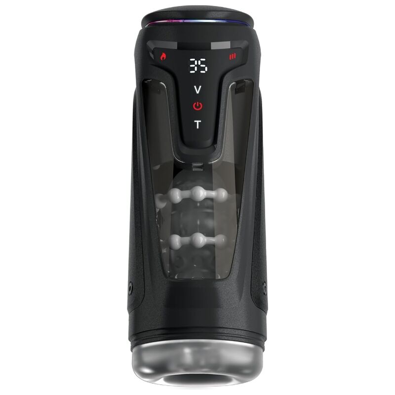 PDX ELITE - MASTURBADOR AUTOMÁTICO MOTO-BATOR PRO THRUSTING STROKER VIBRADOR Y CALOR 26.5 CM