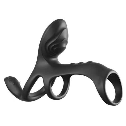 FANTASY C-RINGZ - ANILLO VIBRADOR PARA PAREJAS ULTIMATE COUPLES CAGE MAX 19.5 CM