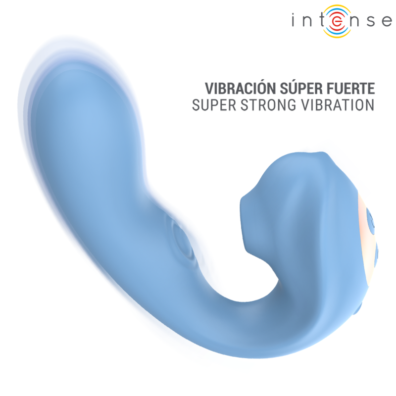 INTENSE - GINA ESTIMULADOR DE CLÍTORIS MULTIFUNCIÓN AZUL