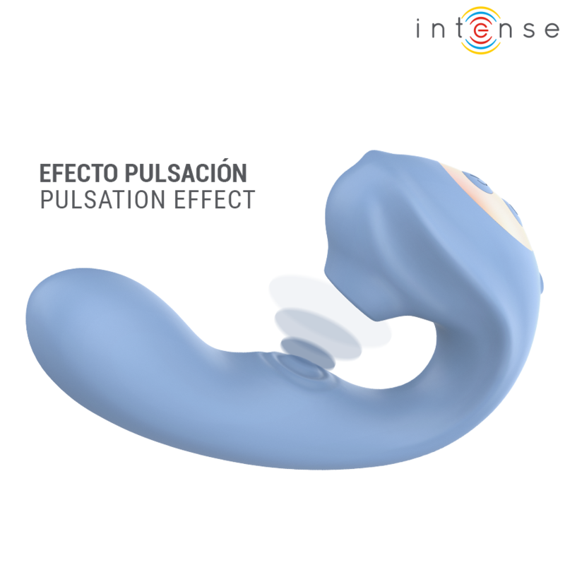 INTENSE - GINA ESTIMULADOR DE CLÍTORIS MULTIFUNCIÓN AZUL