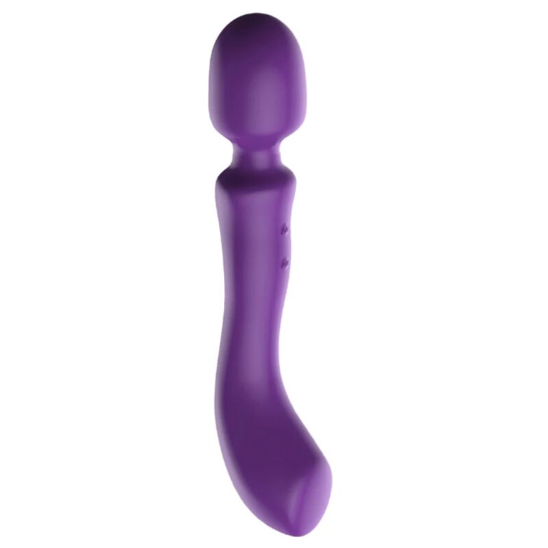 SHE.E.O - WAND MASAJEADORA VIBRADORA DE DOBLE EXTREMO MORADA