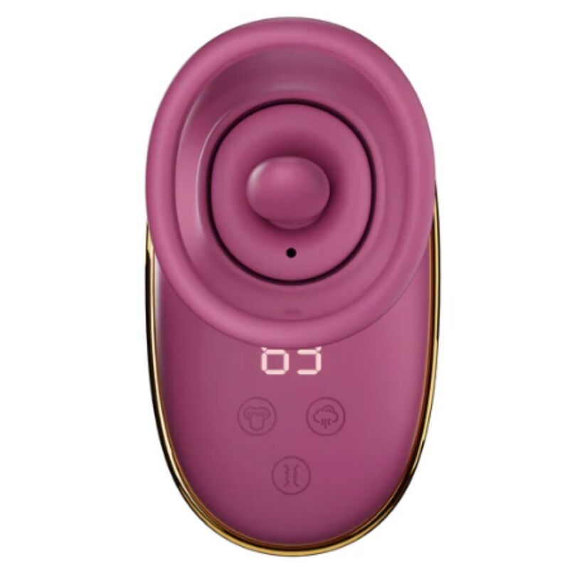 SHE.E.O - BOMBA AUTOMÁTICA ESTIMULADORA DE CLÍTORIS CON EFECTO LICKING MORADA