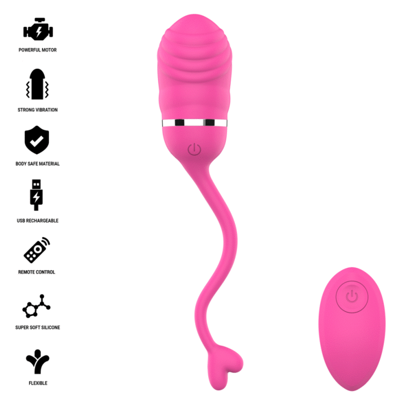 INTENSE - SOOKIE HUEVO VIBRADOR CON CONTROL REMOTO ROSA