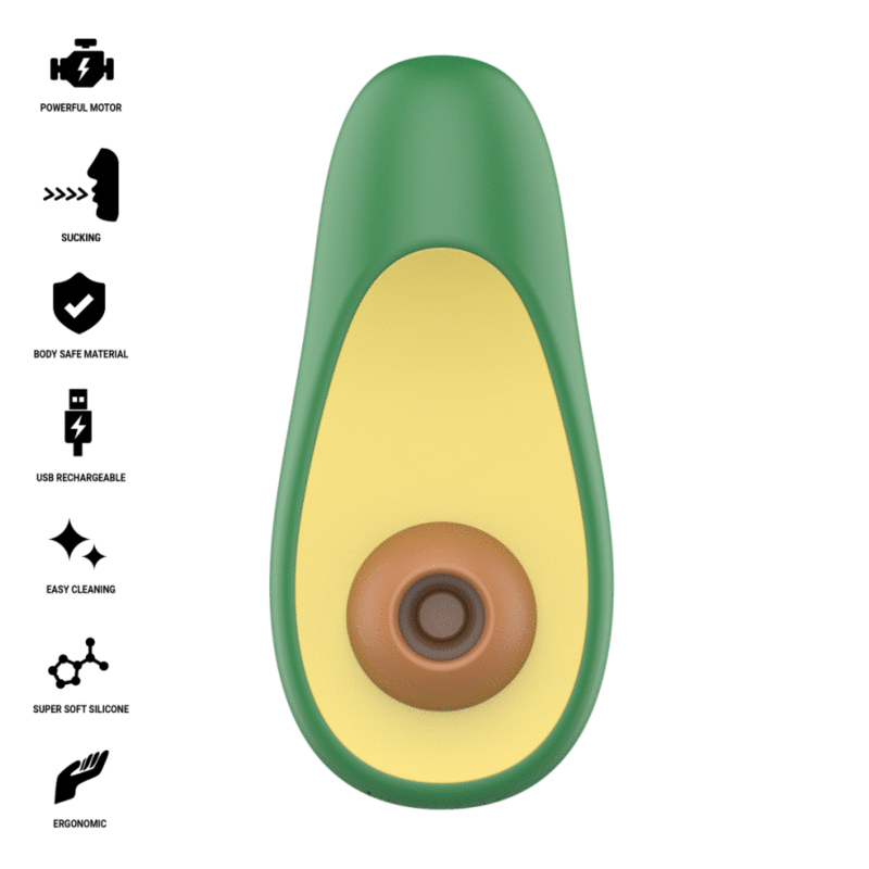 INTENSE - WAKI ESTIMULADOR SUCCIONADOR DE CLÍTORIS AGUACATE