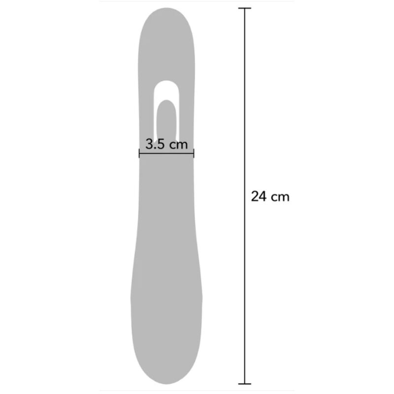 SHE.E.O - VIBRADOR RABBIT PUNTO G CON MOVIMIENTO DIGITAL MORADO