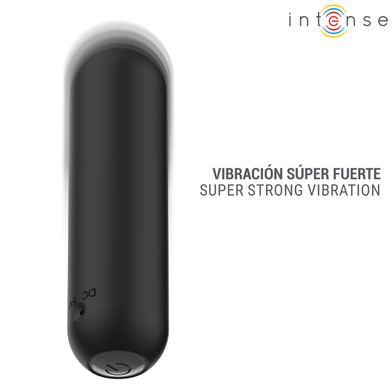 INTENSE - JUDY BALA VIBRADORA RECARGABLE CON CONTROL REMOTO NEGRO