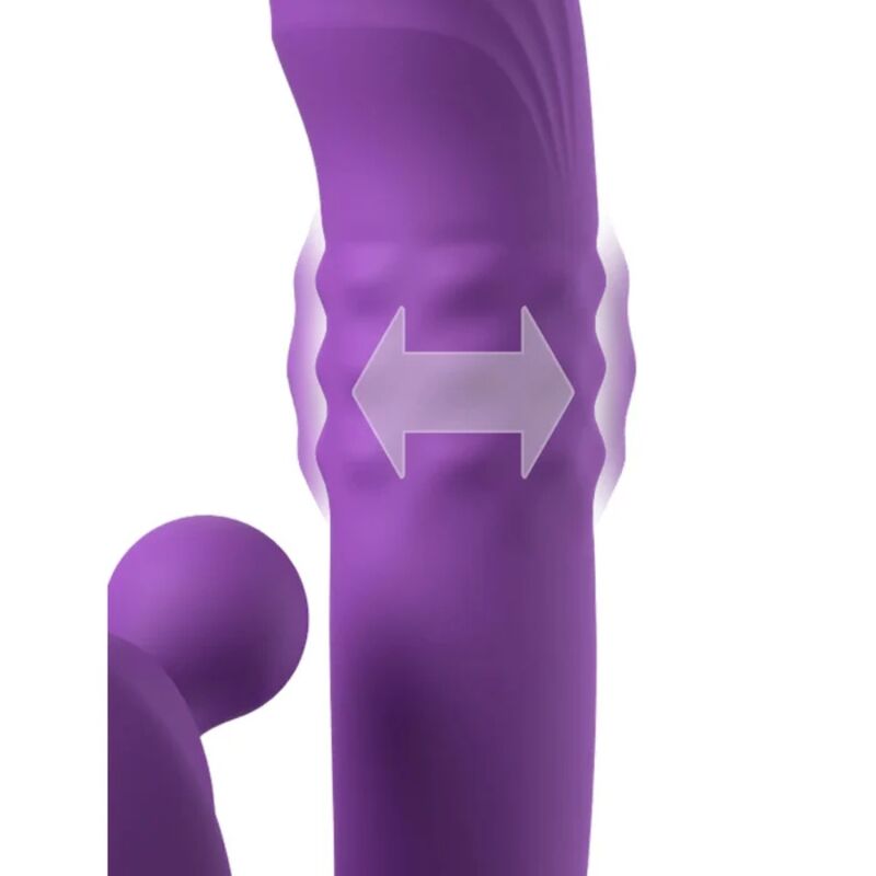 FANTASY FOR HER - HARMONI PRO PURPLE VIBRADOR RABBIT PARA PUNTO G Y CLÍTORIS