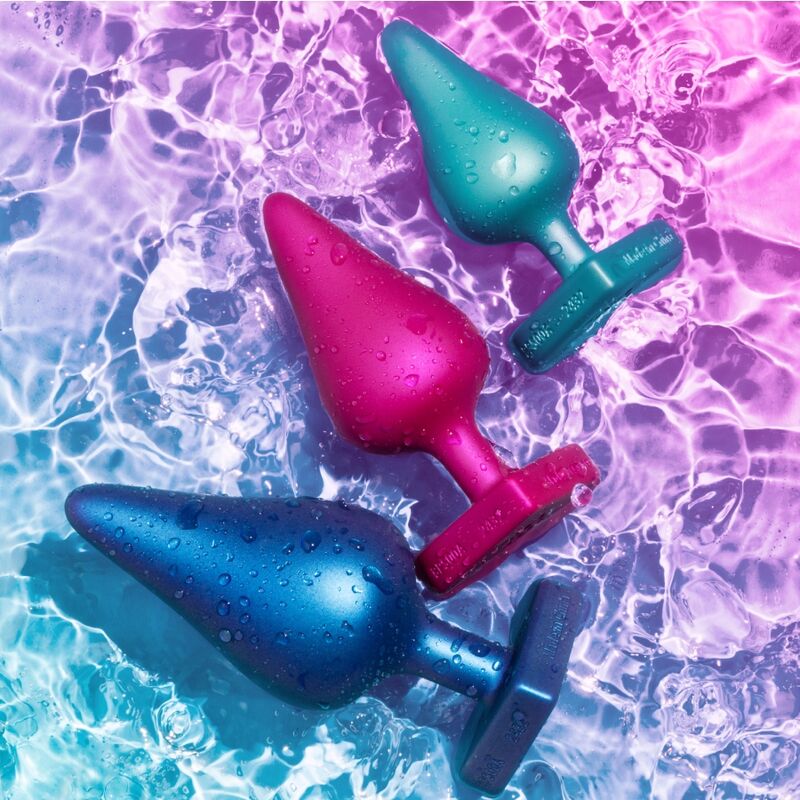 ROMP - LUSTER KIT DE ENTRENAMIENTO ANAL S/M/L CON BASE EN FORMA DE CORAZÓN