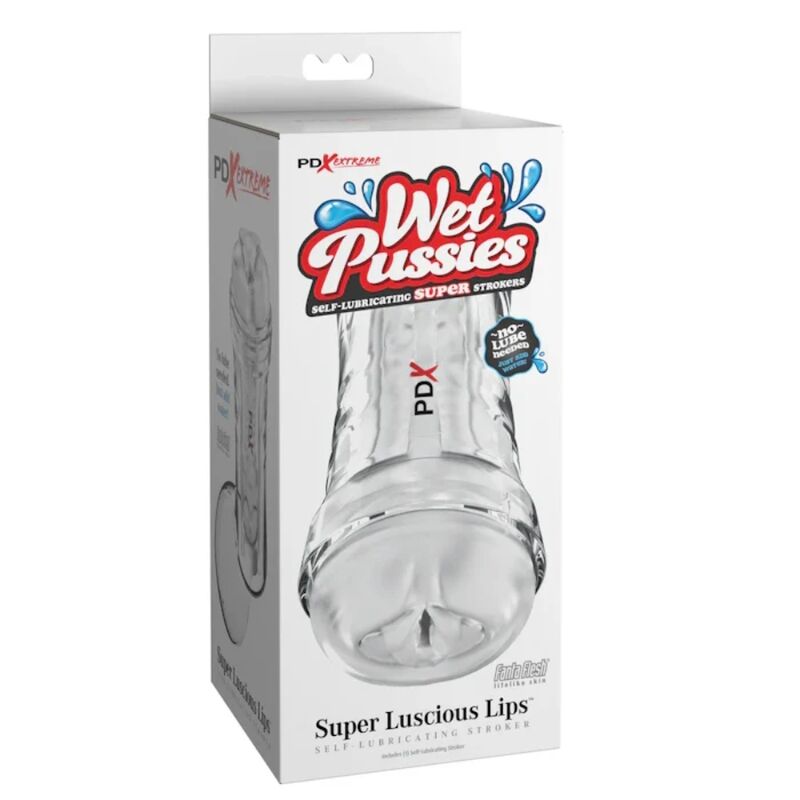 PDX EXTREME - WET PUSSIES SUPER LUSCIOUS LIPS MASTURBADOR MASCULINO