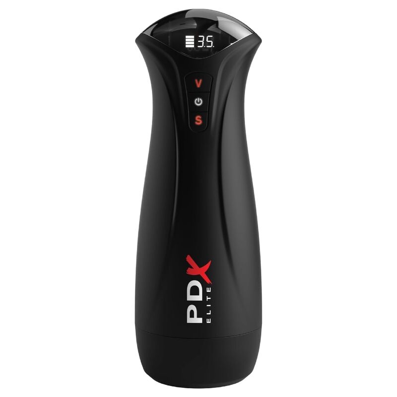 PDX ELITE - MASTURBADOR MASCULINO FAP-GASM CLEAR CON SUCCIÓN INTERMITENTE
