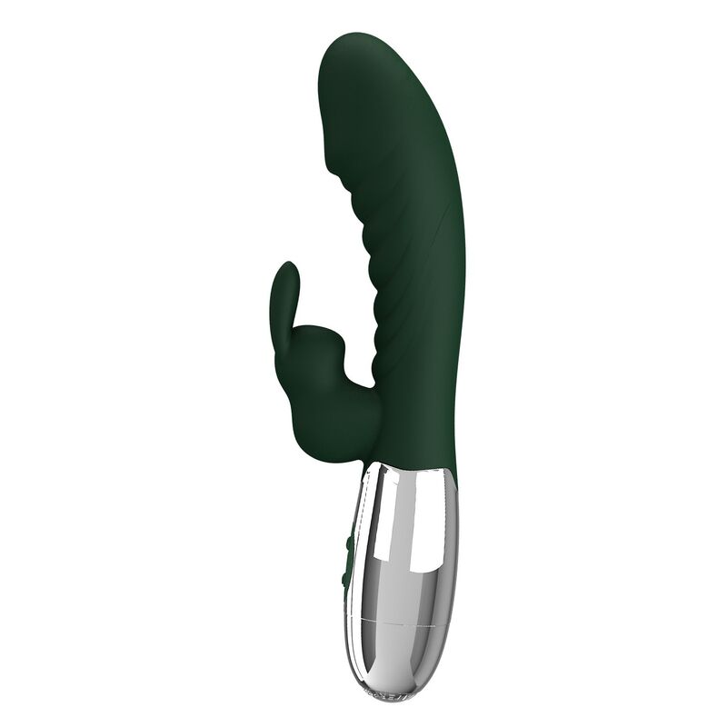 PRETTY LOVE - VIBRADOR RABBIT NAUGHTY BUNNY 30 FUNCIONES RECARGABLE USB VERDE