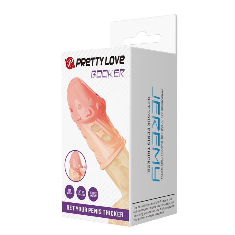 PRETTY LOVE - SOCKER FUNDA PARA PENE TEXTURIZADA COLOR NATURAL