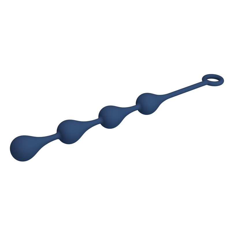 MR PLAY - BOLAS ANALES SILICONA AZUL TALLA M 33 CM