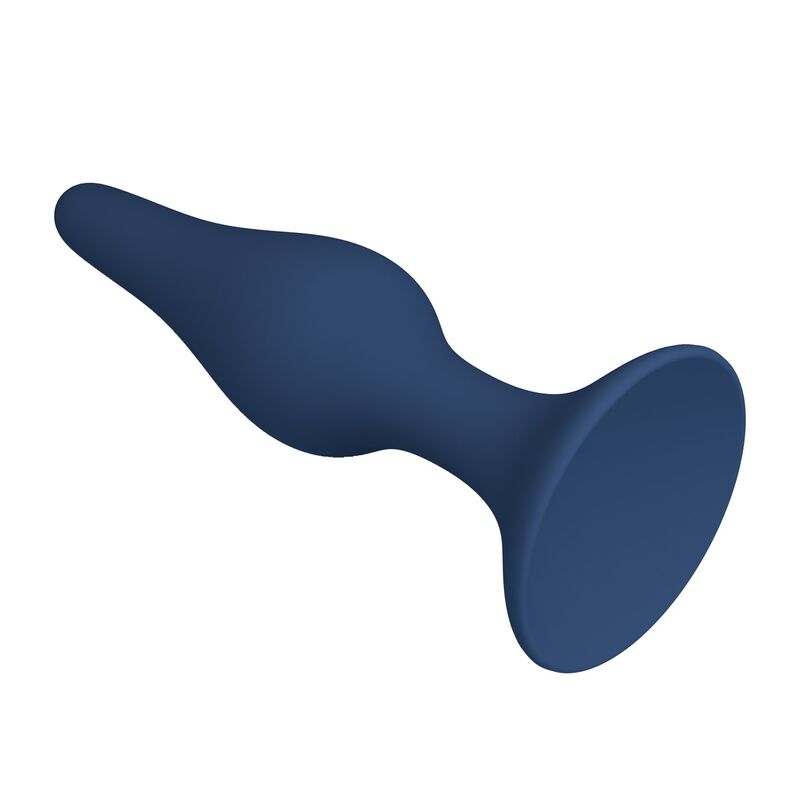 MR PLAY - PLUG ANAL CÓNICO SILICONA AZUL XL