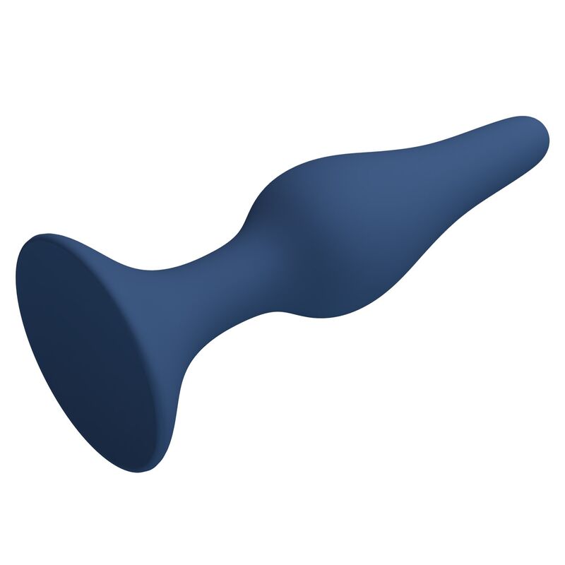 MR PLAY - PLUG ANAL CÓNICO SILICONA AZUL XL