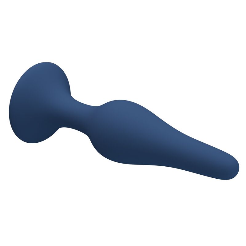 MR PLAY - PLUG ANAL SLIM SILICONA AZUL L