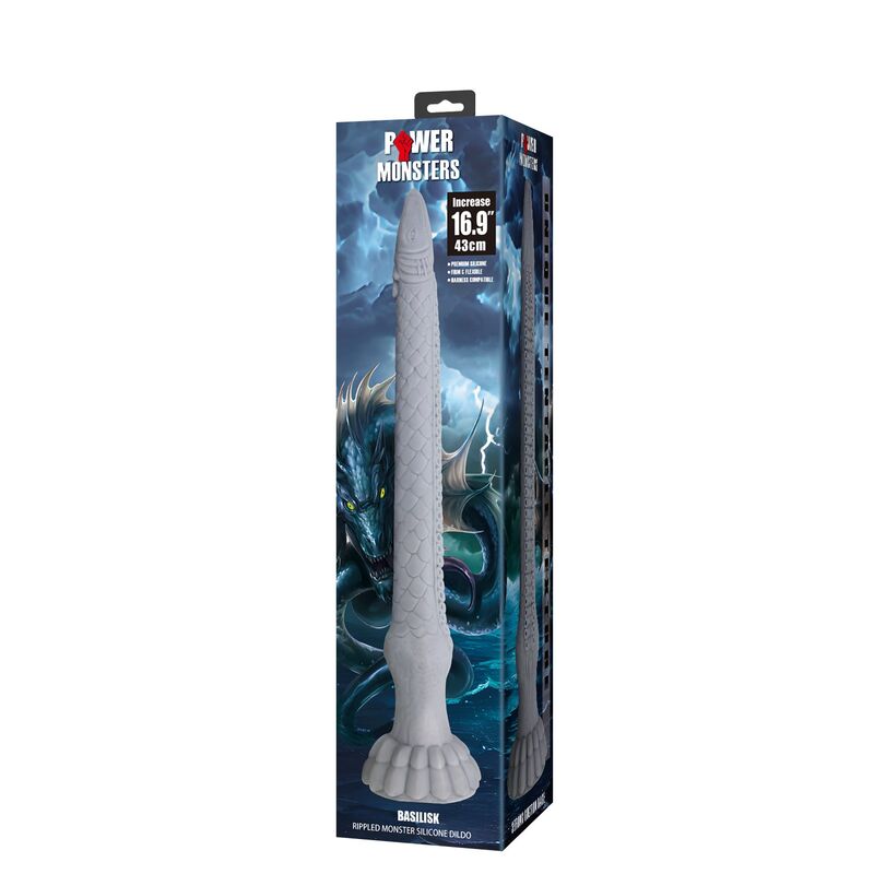POWER MONSTERS - BASILISK DILDO 43 CM Ø 5 CM
