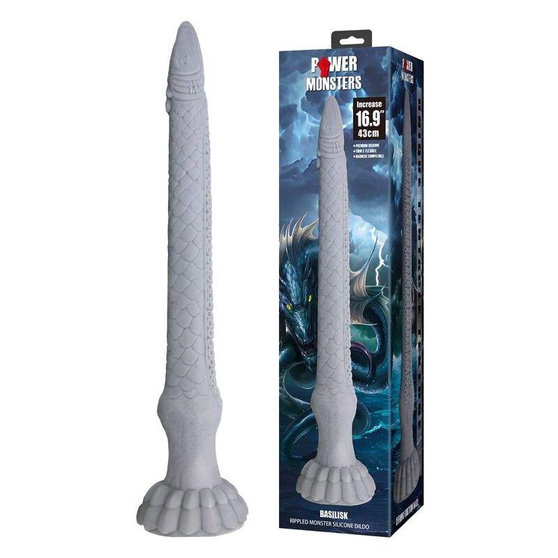 POWER MONSTERS - BASILISK DILDO 43 CM Ø 5 CM