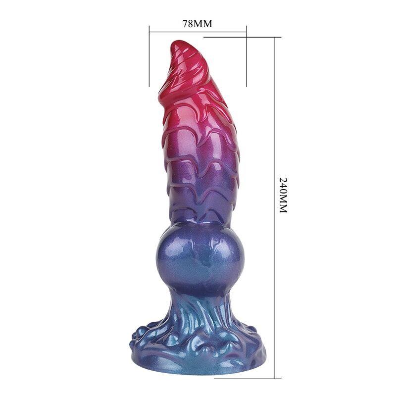 POWER MONSTERS - ELDRITCH SENTINEL DILDO FANTASÍA BICOLOR 24 CM Ø 5 CM