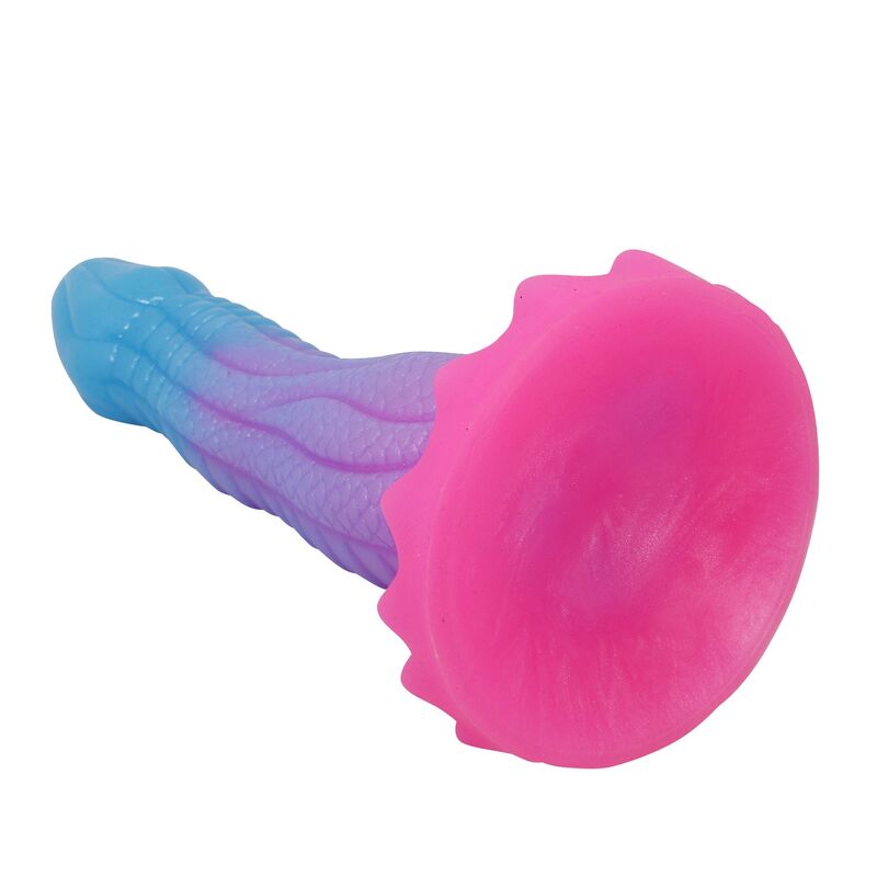 POWER MONSTERS - VOID PYTHON DILDO FANTASÍA CON VENTOSA 20,5 CM Ø 5,2 CM AZUL, LILA Y ROSA