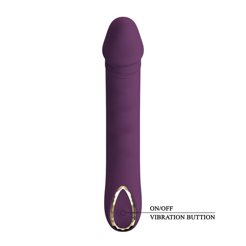 PRETTY LOVE - AMARA VIBRADOR RECARGABLE 10 FUNCIONES MORADO